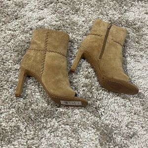 Suede High Heel Booties